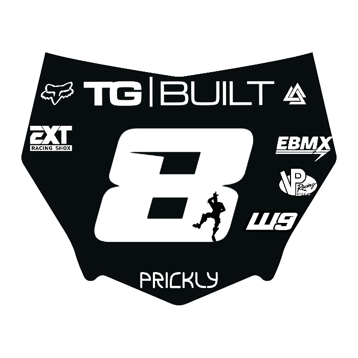 CUSTOM MOTOCUTZ FRONT PLATE DECAL