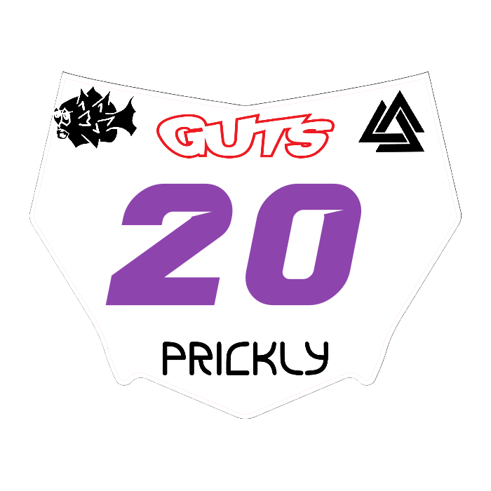 CUSTOM MOTOCUTZ FRONT PLATE DECAL