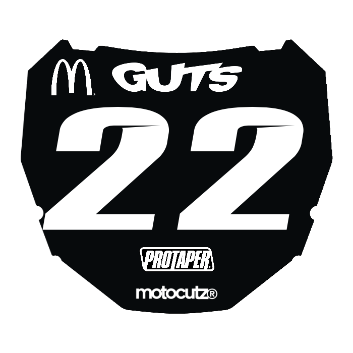 CUSTOM ODI NUMBER PLATE DECAL