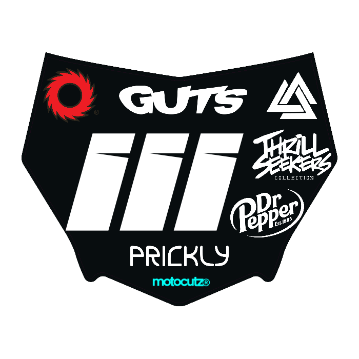 CUSTOM MOTOCUTZ FRONT PLATE DECAL