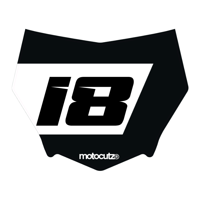 CUSTOM MOTOCUTZ FRONT PLATE DECAL