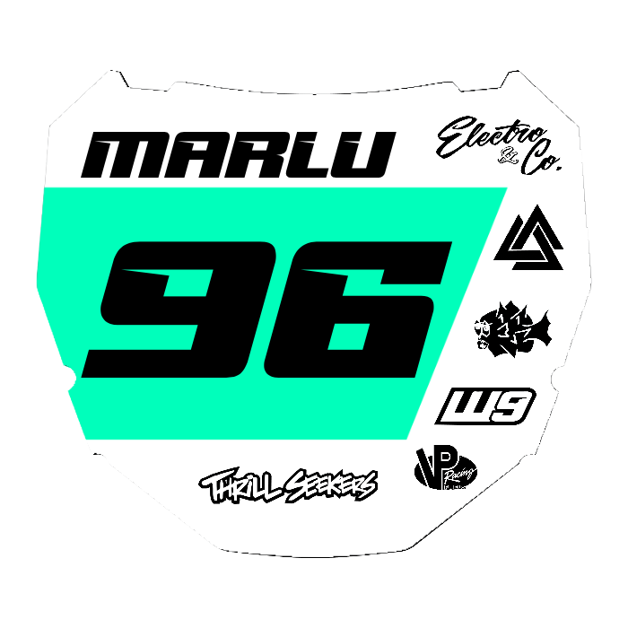 CUSTOM ODI NUMBER PLATE DECAL