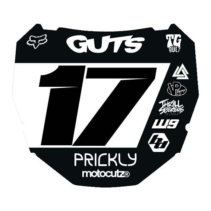 CUSTOM ODI NUMBER PLATE DECAL