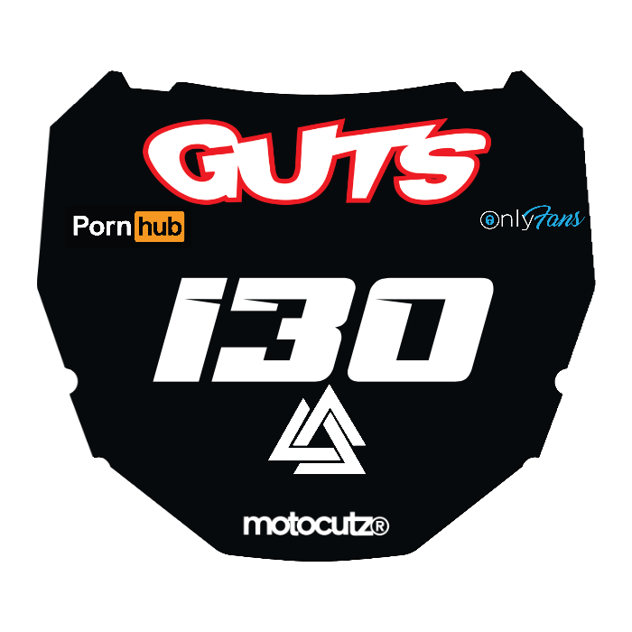CUSTOM ODI NUMBER PLATE DECAL