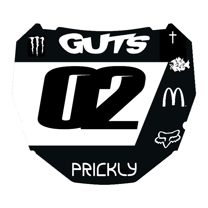 CUSTOM ODI NUMBER PLATE DECAL