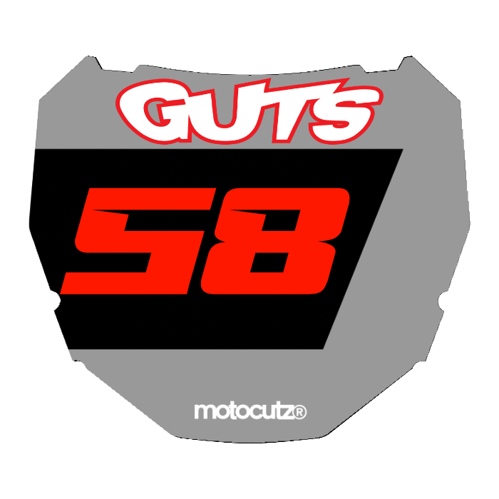 CUSTOM ODI NUMBER PLATE DECAL