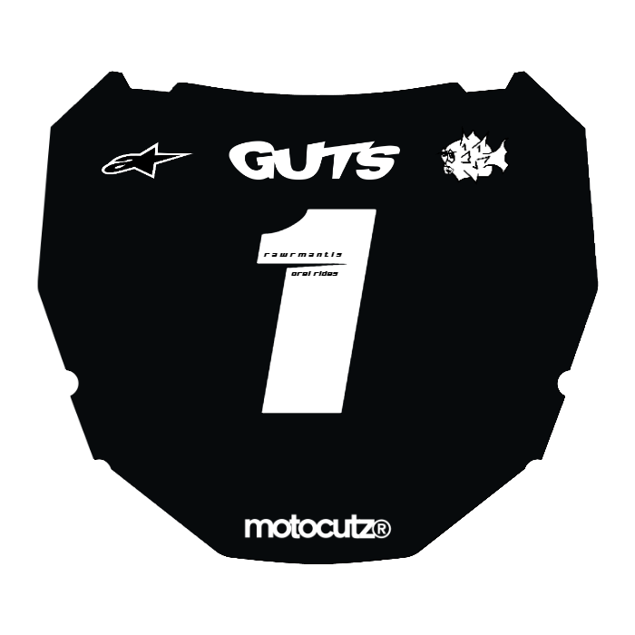 CUSTOM ODI NUMBER PLATE DECAL