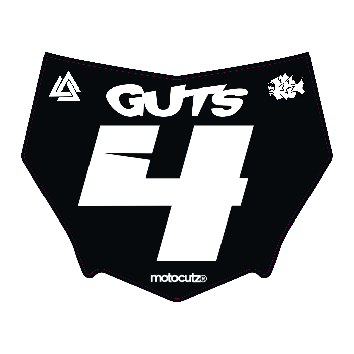 CUSTOM MOTOCUTZ FRONT PLATE DECAL