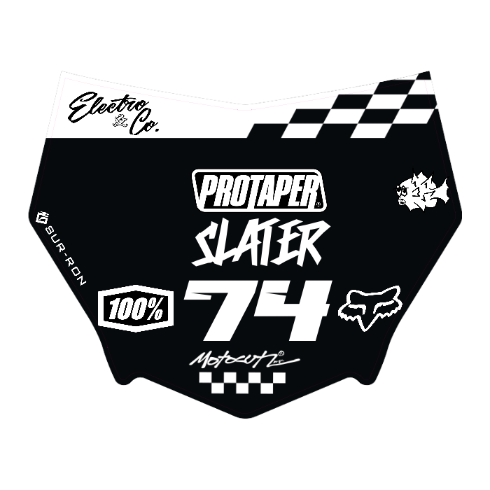 CUSTOM MOTOCUTZ FRONT PLATE DECAL