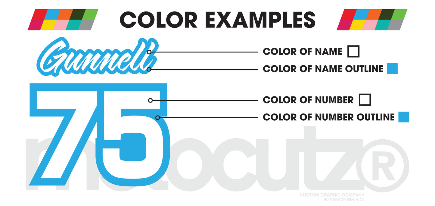 JERSEY LETTERING STYLE 1