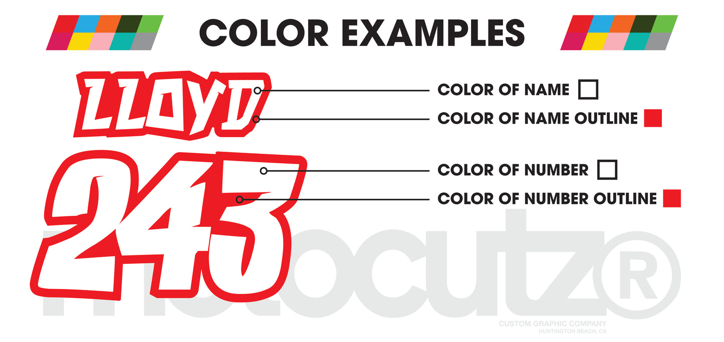 JERSEY LETTERING STYLE 8