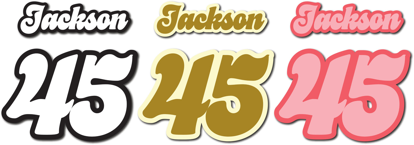 JERSEY LETTERING STYLE 9