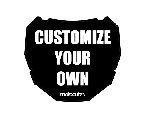 CUSTOM ODI NUMBER PLATE DECAL