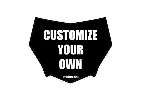 CUSTOM MOTOCUTZ FRONT PLATE DECAL