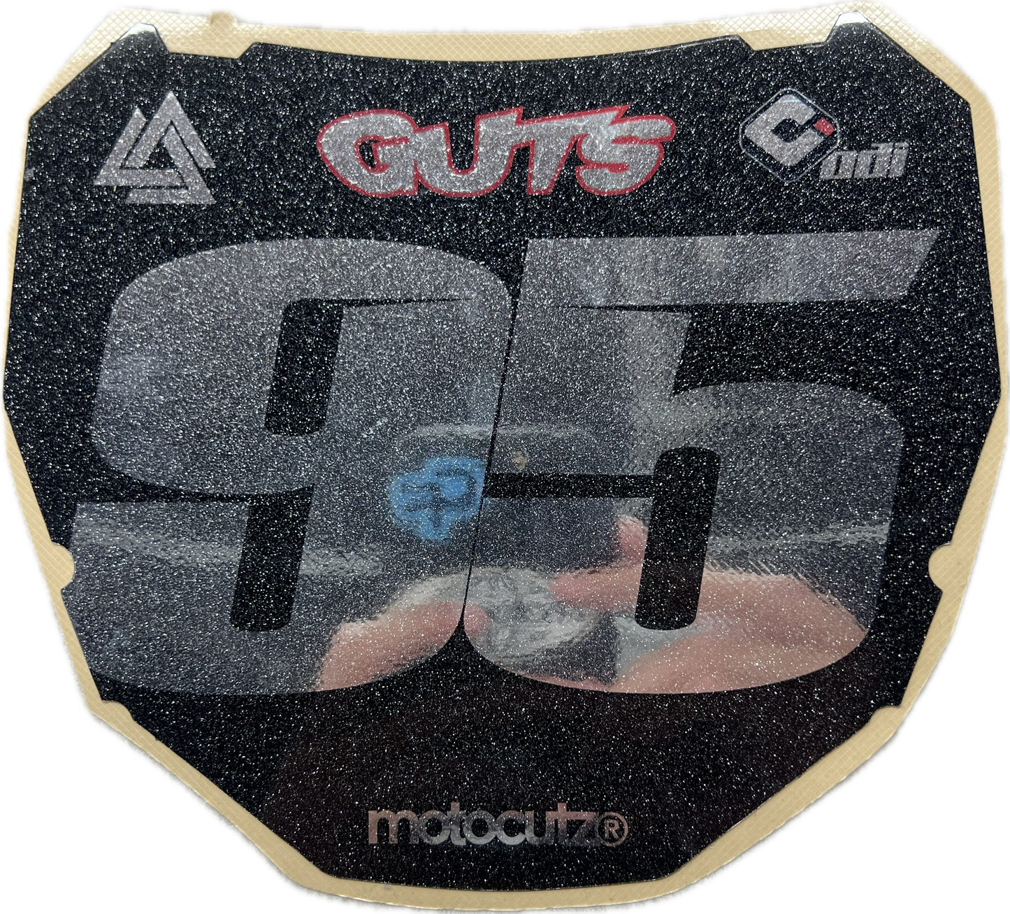 (PRE-MADE) SURRON PLATE 26 - ODI/CHROME/SPARKLE