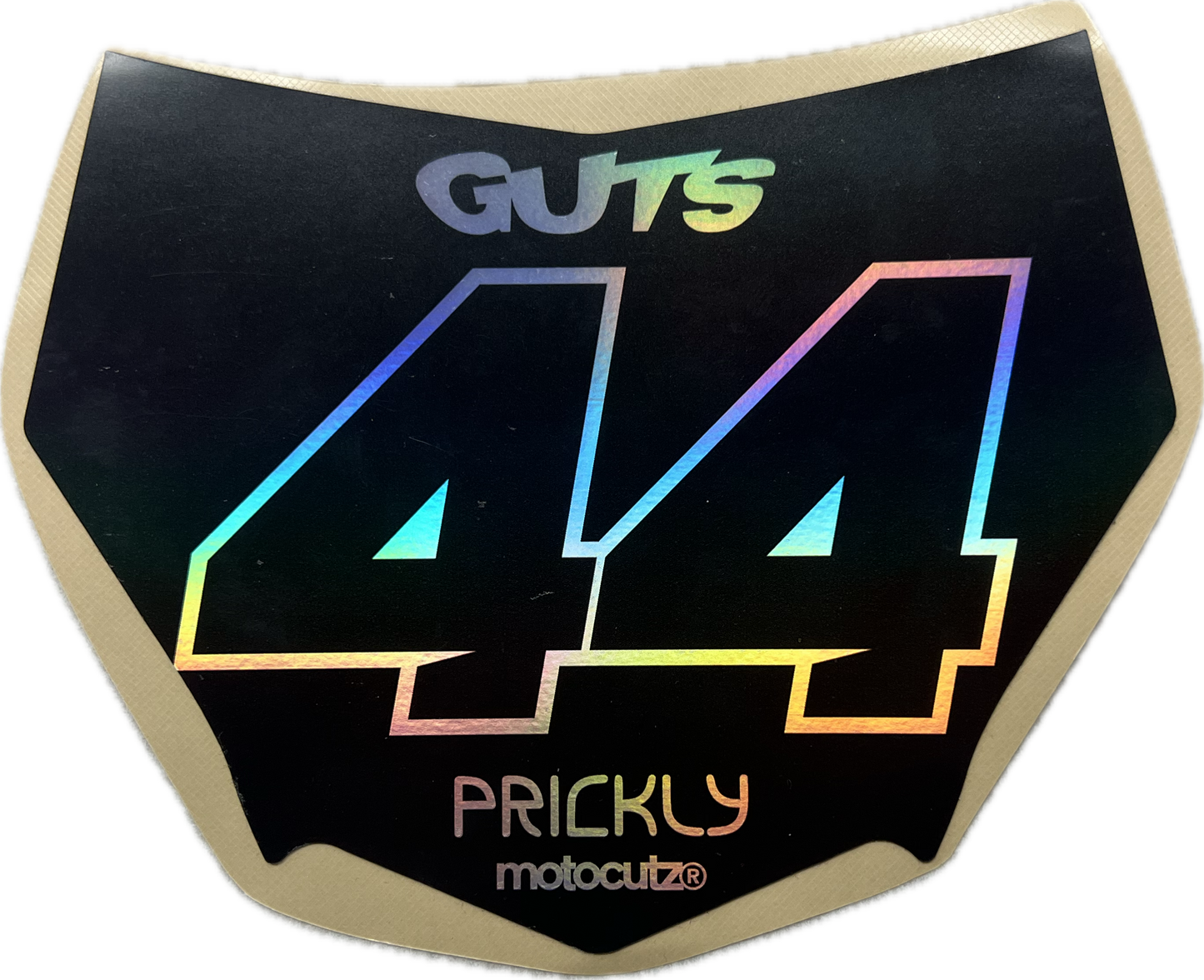 (PRE-MADE) SURRON PLATE 28 - MOTOCUTZ/HOLOGRAM/MATTE