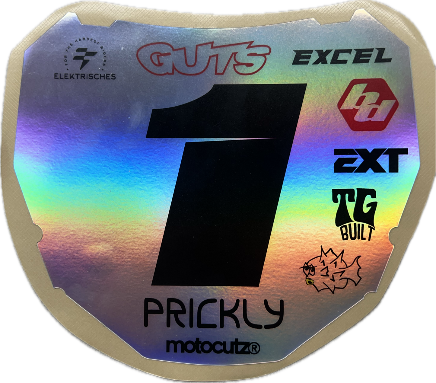 (PRE-MADE) SURRON PLATE 22 - ODI/HOLOGRAM/MATTE