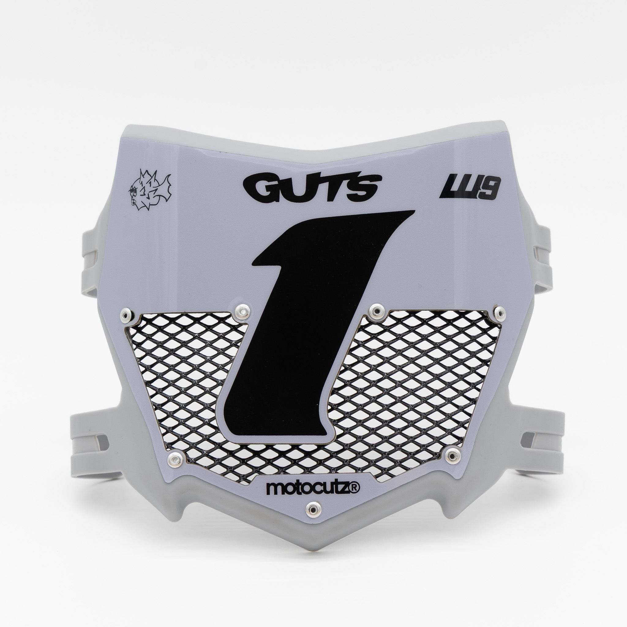 MOTOCUTZ VENTED FRONT NUMBER PLATE PRE5 GREY – MotocutzMX