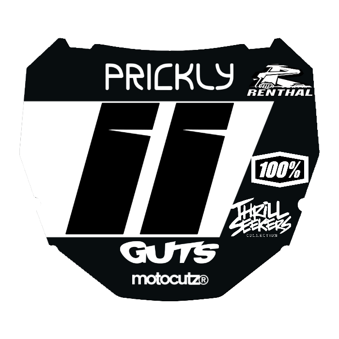 CUSTOM ODI NUMBER PLATE DECAL