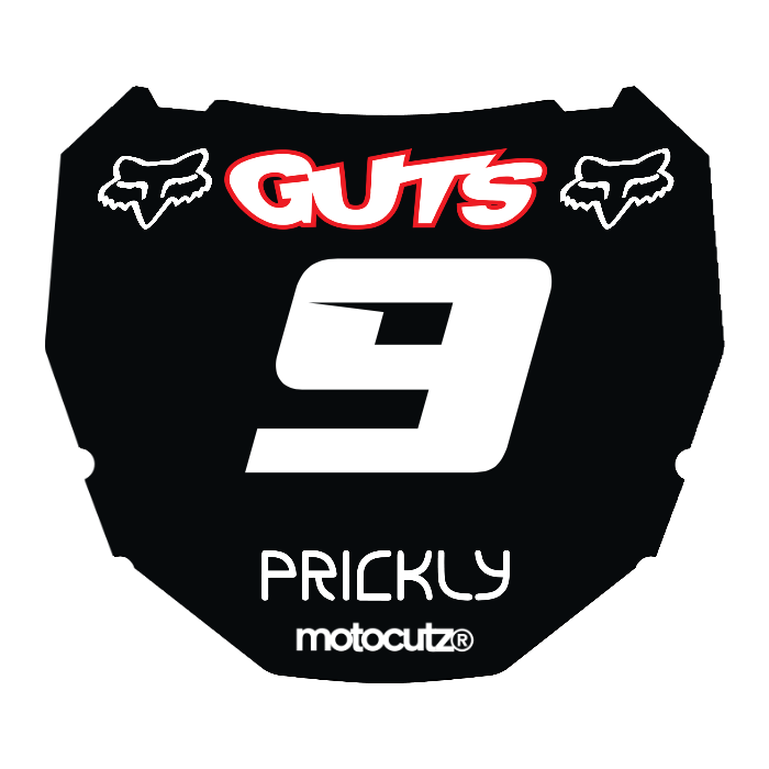 CUSTOM ODI NUMBER PLATE DECAL