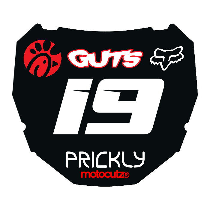 CUSTOM ODI NUMBER PLATE DECAL