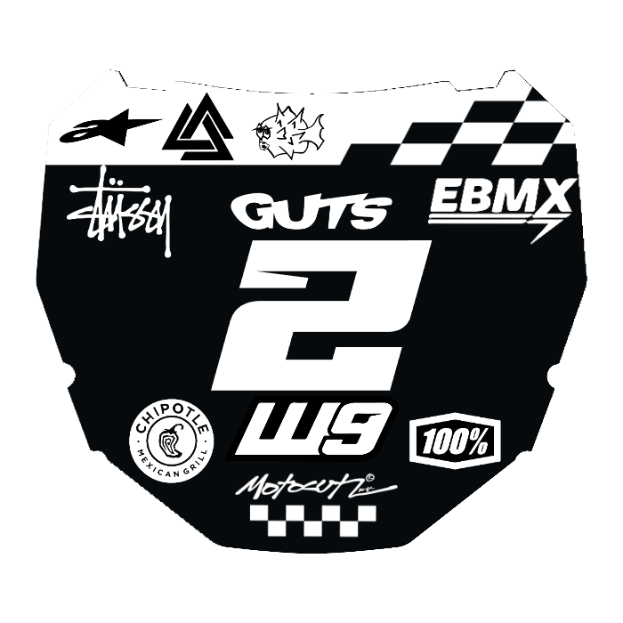 CUSTOM ODI NUMBER PLATE DECAL