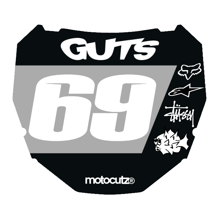 CUSTOM ODI NUMBER PLATE DECAL