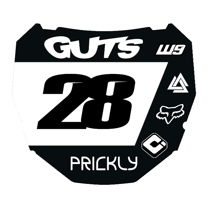 CUSTOM ODI NUMBER PLATE DECAL
