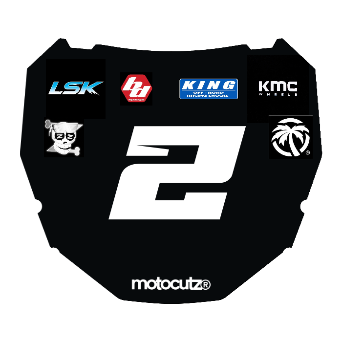CUSTOM ODI NUMBER PLATE DECAL