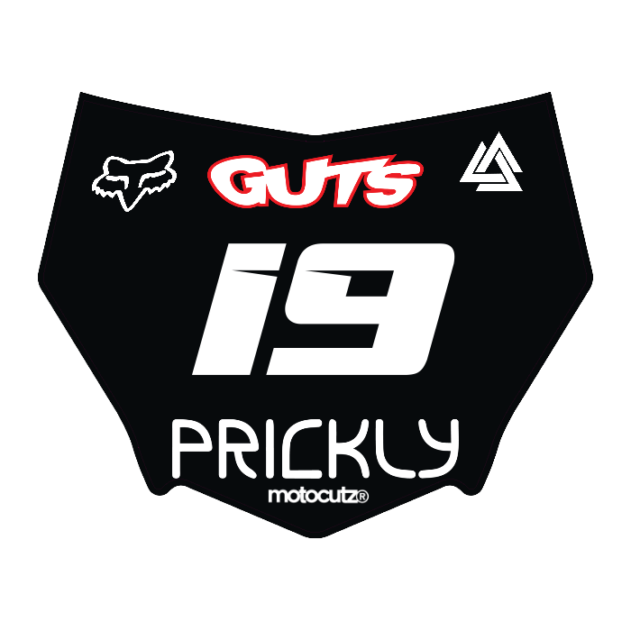CUSTOM MOTOCUTZ FRONT PLATE DECAL