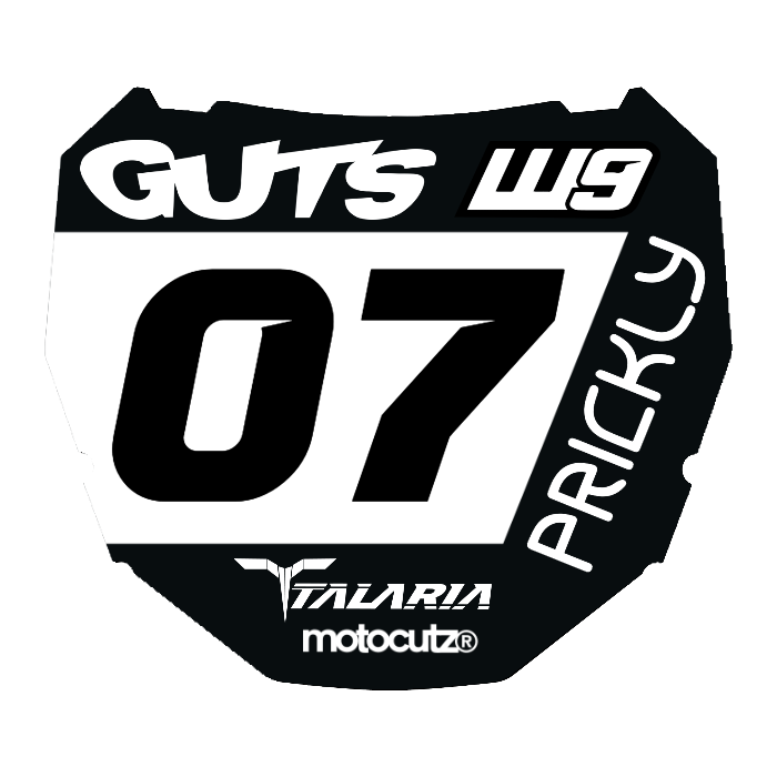 CUSTOM ODI NUMBER PLATE DECAL
