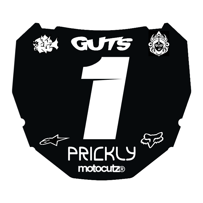 CUSTOM ODI NUMBER PLATE DECAL