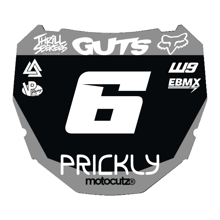 CUSTOM ODI NUMBER PLATE DECAL
