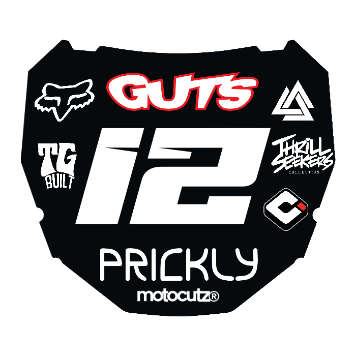 CUSTOM ODI NUMBER PLATE DECAL