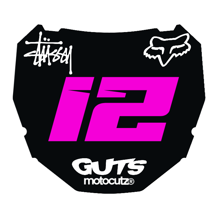 CUSTOM ODI NUMBER PLATE DECAL