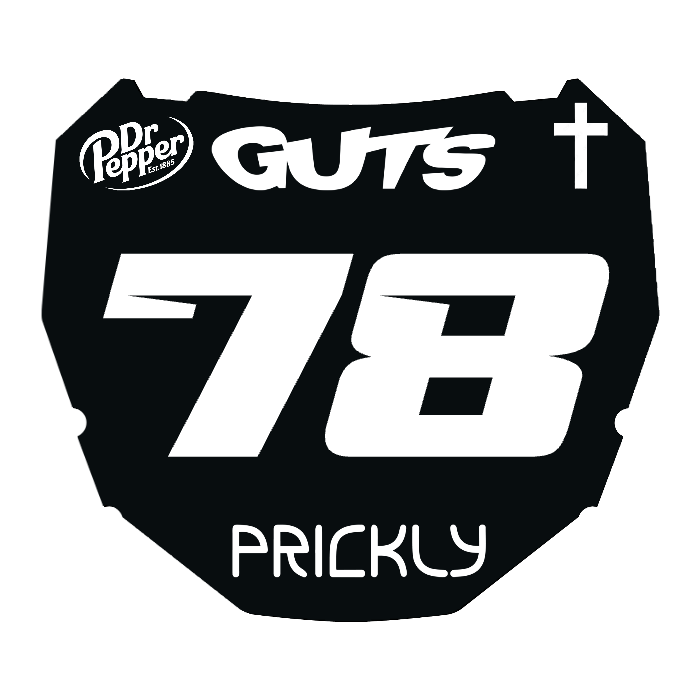CUSTOM ODI NUMBER PLATE DECAL