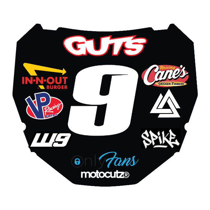 CUSTOM ODI NUMBER PLATE DECAL