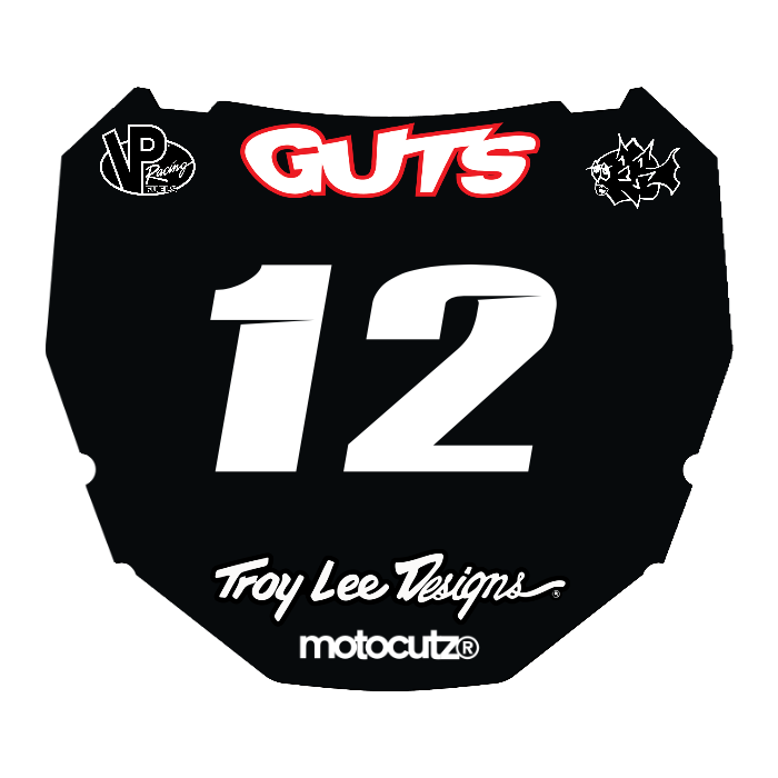 CUSTOM ODI NUMBER PLATE DECAL