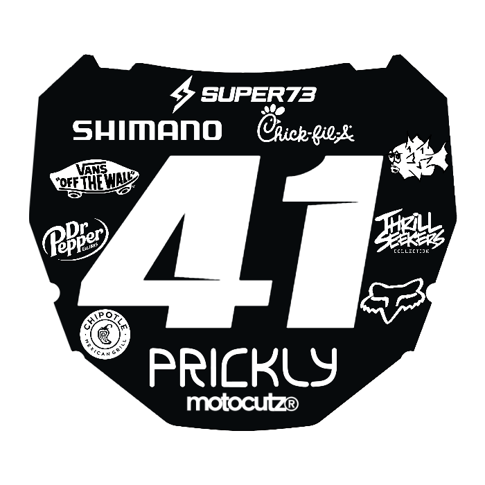 CUSTOM ODI NUMBER PLATE DECAL