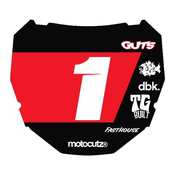 CUSTOM ODI NUMBER PLATE DECAL