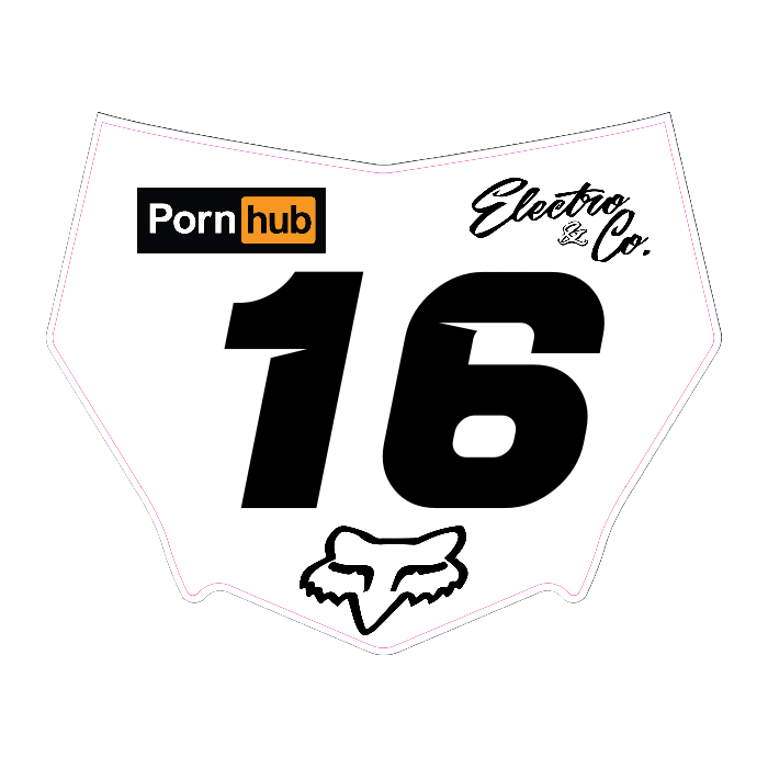 CUSTOM MOTOCUTZ FRONT PLATE DECAL