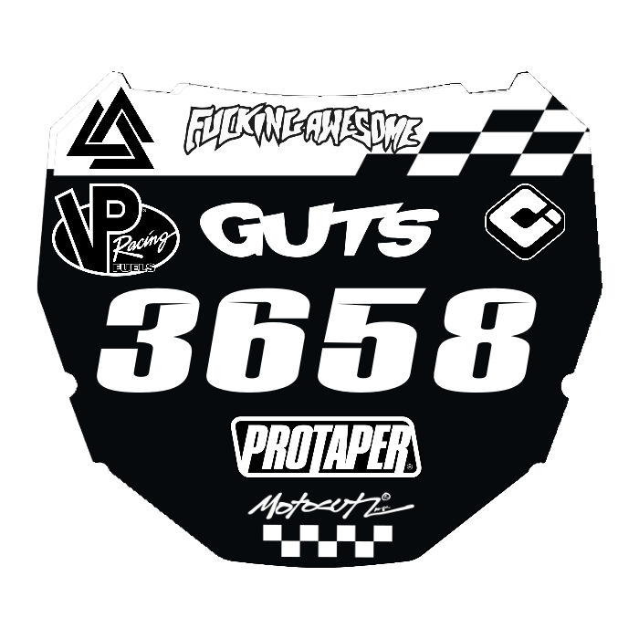 CUSTOM ODI NUMBER PLATE DECAL