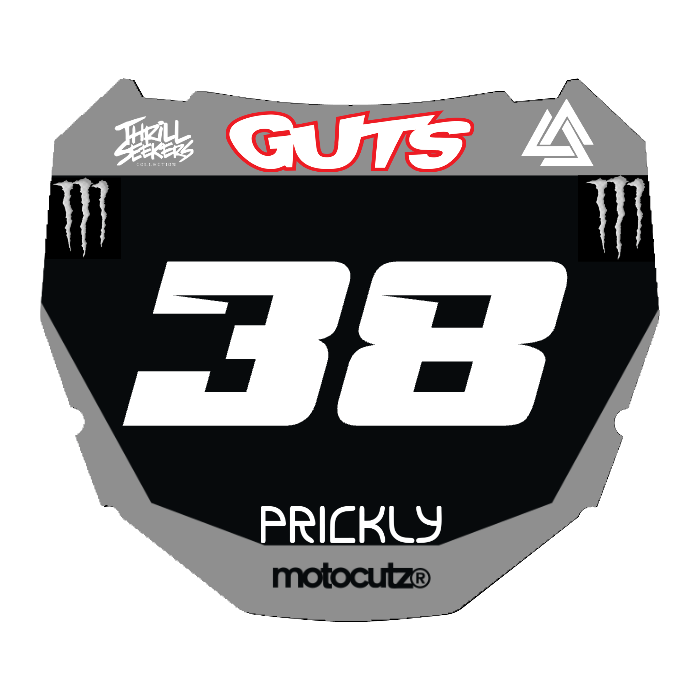 CUSTOM ODI NUMBER PLATE DECAL
