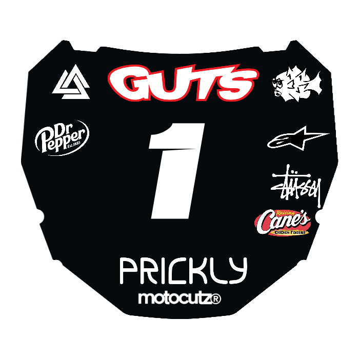 CUSTOM ODI NUMBER PLATE DECAL