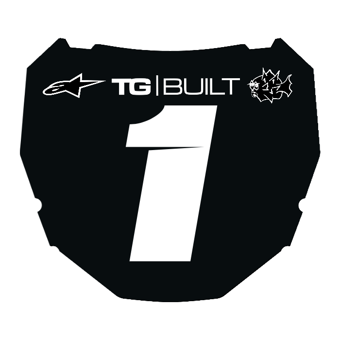 CUSTOM ODI NUMBER PLATE DECAL