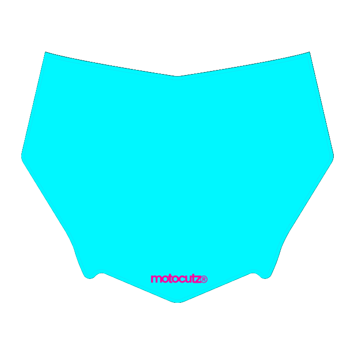 CUSTOM MOTOCUTZ FRONT PLATE DECAL