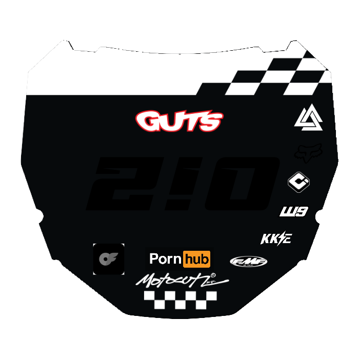 CUSTOM ODI NUMBER PLATE DECAL