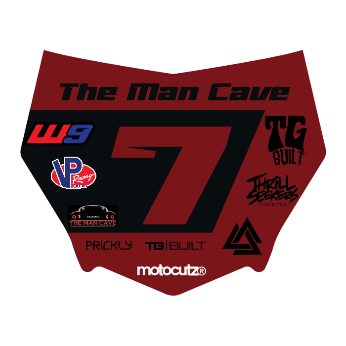 CUSTOM MOTOCUTZ FRONT PLATE DECAL