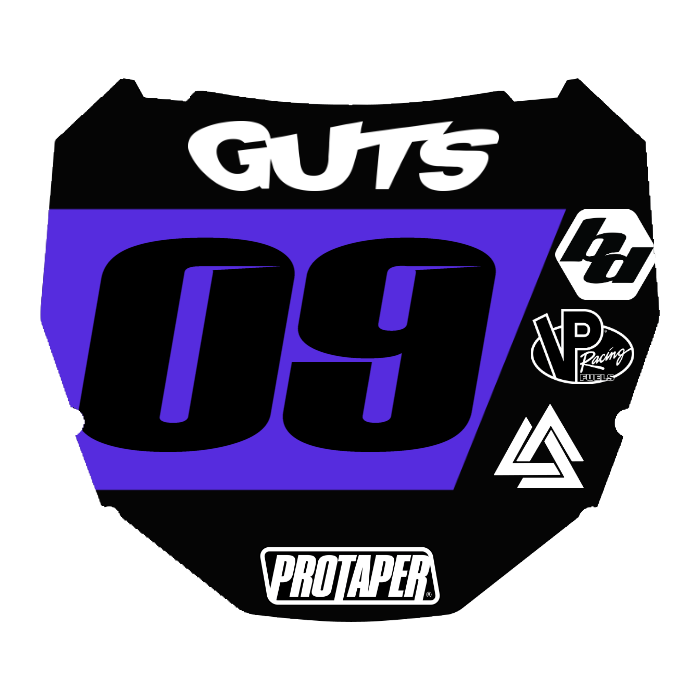 CUSTOM ODI NUMBER PLATE DECAL