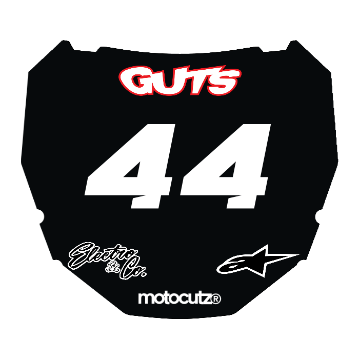 CUSTOM ODI NUMBER PLATE DECAL